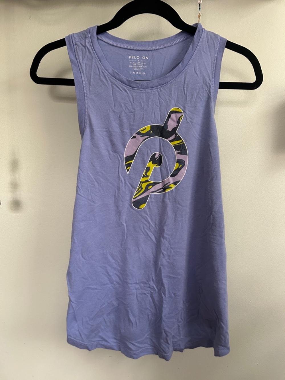 Peloton Lavender Tank with Logo
